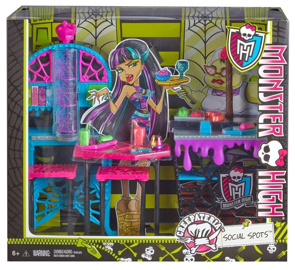 Игровой набор MONSTER HIGH Закоулки Школы монстров - Кафетерий