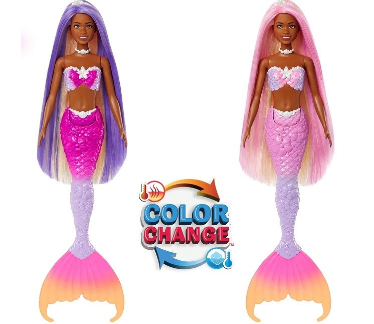 Barbie Mermaid Doll Malibu with Pink Hair