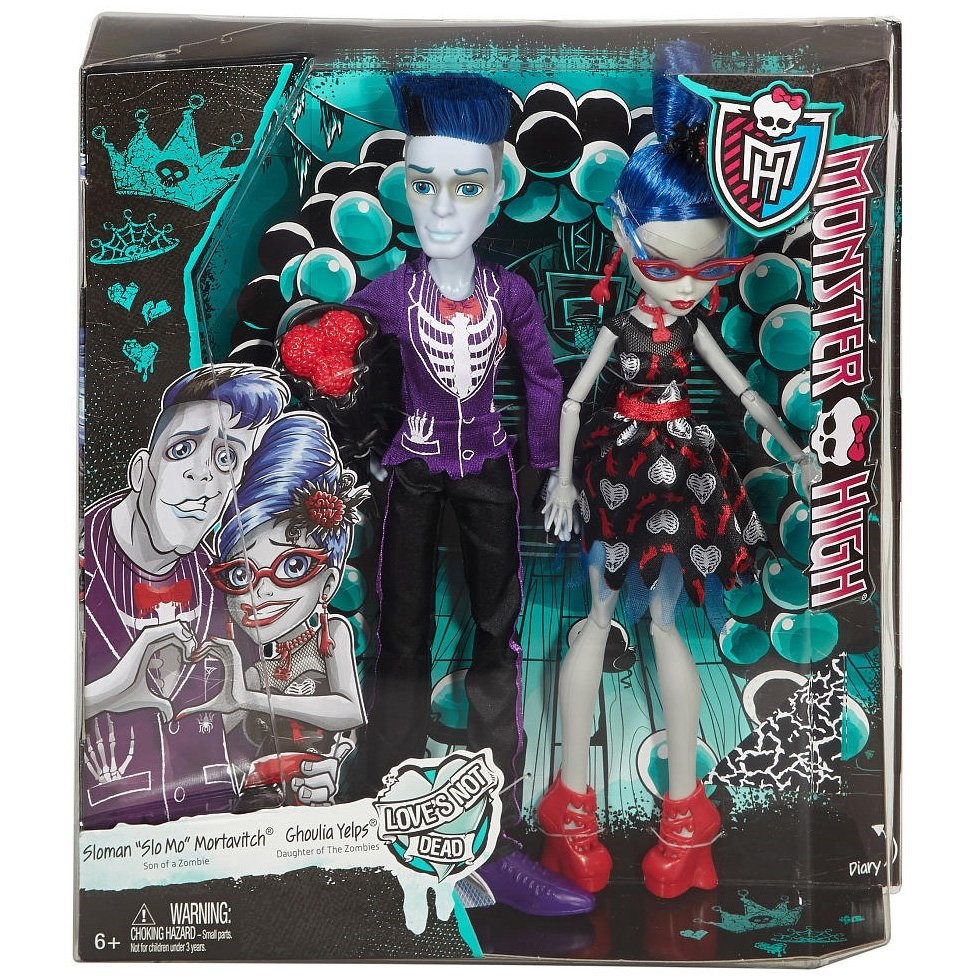 Набор из 2 кукол MONSTER HIGH Любовь не умирает - Гулия Йелпс и Слоу Мо