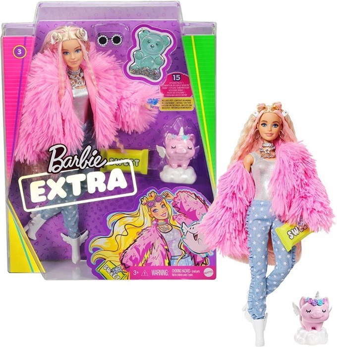Кукла Barbie Extra #3 - Барби Экстра #3 - фото 12385