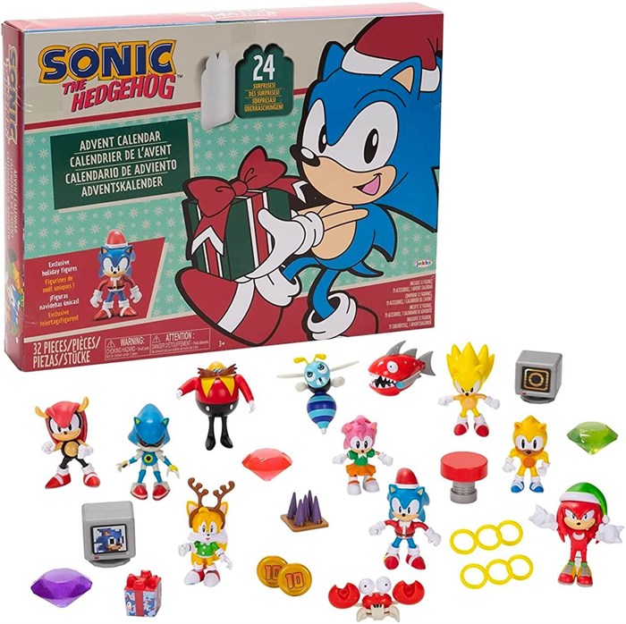 Sonic The Hedgehog - Адвент календарь 2022 из 11 фигурок и 16 аксессуаров - фото 12657
