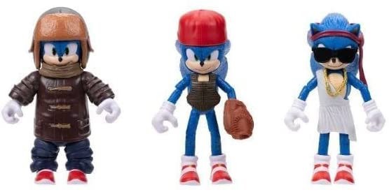 Набор из 3 фигурок Sonic The Hedgehog 2 The Movie 4 (10 см) - фото 12662