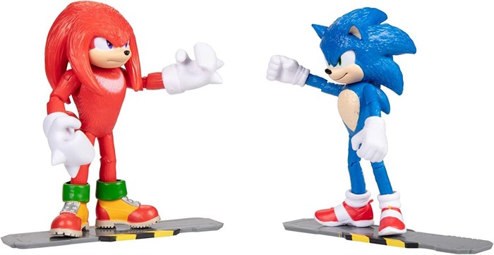 Набор фигурок Sonic The Hedgehog - Соник и Наклс со сноубордами - фото 12699