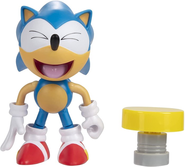 Игрушка Sonic The Hedgehog - Ёжик Соник с улыбкой, Jakks (10см) - фото 12738
