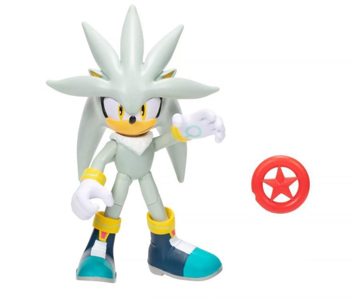 Игрушка Sonic The Hedgehog - Сильвер со звездой, Jakks (10см) - фото 12744