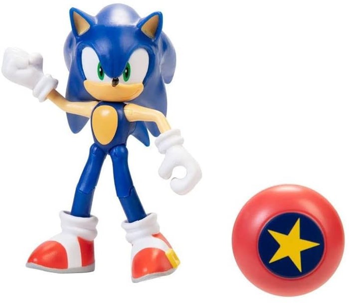 Фигурка Sonic The Hedgehog - Соник со звездой (10см) - фото 12771