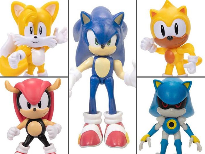 Набор 5 фигурок Sonic The Hedgehog (6 см) - фото 12781