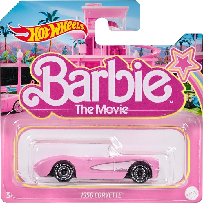 Hot Wheels 2023 Barbie 1956 Corvette Barbie The Movie - фото 14052