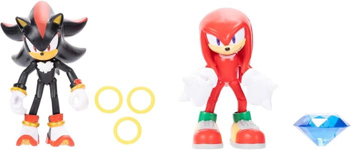 Набор фигурок Sonic The Hedgehog - Наклз и Шедоу (10 см) - фото 15181