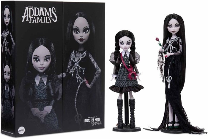 Monster High Skullector Addams Family Morticia  Wednesday - Венсдей и Мартиша 8776 - фото 15233