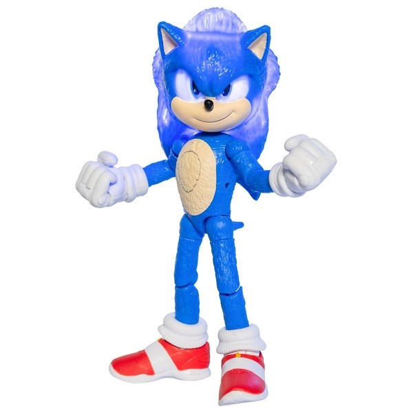 Sonic the Hedgehog 3 Соник светящийся, Action Figure Light-Up Sonic 12cm 8837 - фото 15806