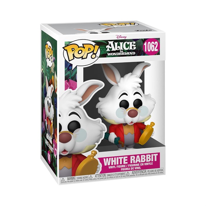 Фигурка Funko POP Disney: Alice in Wonderland 70th - White Rabbit with Watch 8859 - фото 15965