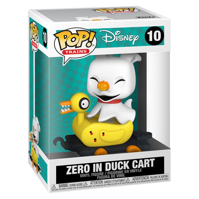 Фигурка Funko Pop! Train: The Nightmare Before Christmas - Zero in Duck Cart Vinyl Figure 8864 - фото 15998