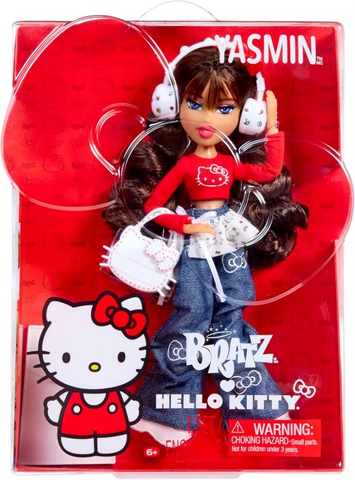 Кукла Bratz x Hello Kitty Yasmin Sanrio Fashion Doll with Accessories 9003 - фото 16979