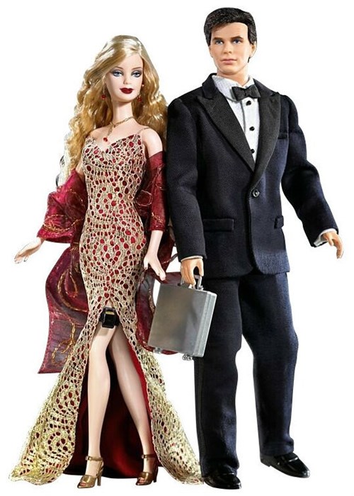 Набор кукол James Bond 007 Ken and Barbie Giftset, Набор кукол Барби Джеймс Бонд 007 9010