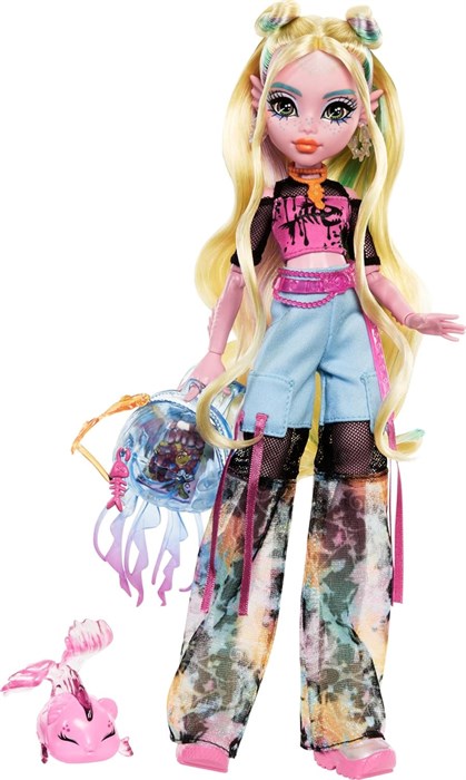 Кукла Monster High Lagoona Blue Doll in Mesh Tee and Cargo Pants 9017