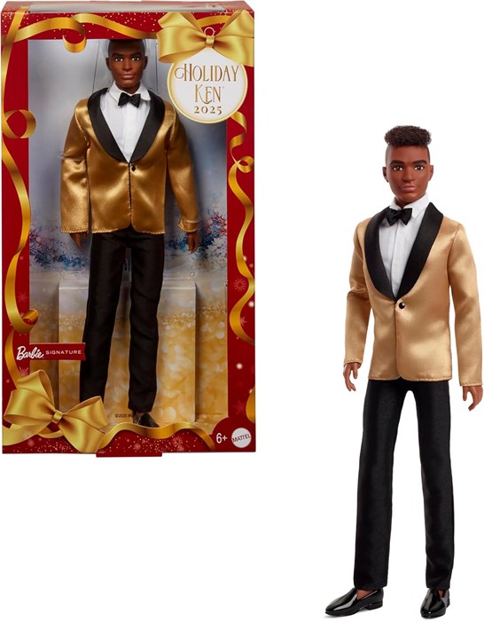Кукла Barbie Signature 2025 Holiday Ken Doll 2 8982