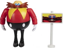 Игрушка Sonic The Hedgehog - Доктор Эггман с табличкой, Jakks - фото 5766
