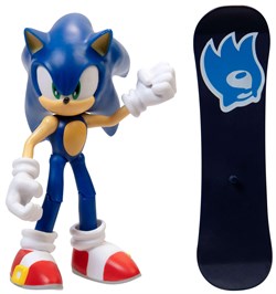 Игрушка Sonic The Hedgehog - Ежик Соник со скейтом (10 см) - фото 5797