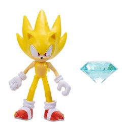 Фигурка Sonic The Hedgehog - Супер Соник с синим алмазом (10 см) - фото 5844