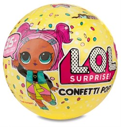 Кукла L.O.L Surprise! - Сюрприз в шарике Confetti Pop - ЛОЛ Конфетти Поп Серия 3 Волна 1 - фото 7125