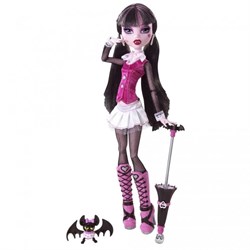 Кукла MONSTER HIGH - Дракулаура базовая с питомцем (2011 г) - фото 7807