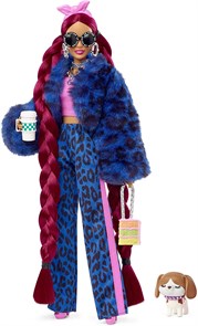 {{photo.Alt || photo.Description || 'Кукла Barbie Экстра #09 с бордовыми косами HHN09'}}
