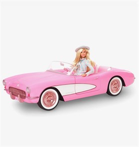 Pink corvette barbie sale