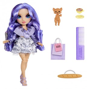 {{photo.Alt || photo.Description || 'Кукла Rainbow High Pretty in Paris - Violet Willow'}}