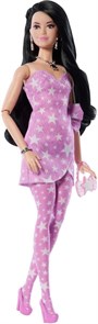 {{photo.Alt || photo.Description || 'Кукла Barbie Deluxe Style Rare Finds #11 в розовом джинсовом наряде со звездами'}}