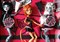 Набор из 3 кукол MONSTER HIGH Чирлидеры - Пурсефона, Мяулодия и Тореляй 3744