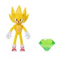 Игрушка Sonic The Hedgehog - Супер Соник с зеленым алмазом (10 см) - фото 12767