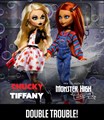 Куклы MONSTER HIGH Skullector 2023 - Chucky and Tiffany Doll 8511