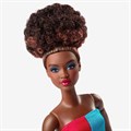Кукла Barbie Looks - Барби Лукс #14 мулатка, малиновые брюки клеш 8577