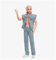 Кукла Barbie The Movie - Кен в джинсовом костюме из фильма "Барби" 8593