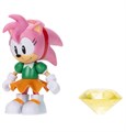 Фигурка Sonic the Hedgehog Action Figures Amy with Yellow Chaos Emerald 10cm 8872