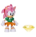 Фигурка Sonic the Hedgehog Action Figures Amy with Yellow Chaos Emerald 10cm 8872