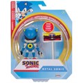 Фигурка Sonic the Hedgehog 10cm Metal Sonic Figure with Goal Post Accessory 8876