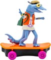 Фигурка Teenage Mutant Ninja Turtles Toy, Mondo Gecko Sewer Shredder Pullback Skateboard 8943 - фото 16482