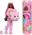 Кукла Barbie Cutie Reveal Care Bears в костюме розового мишки с питомцем и 10 сюрпризами 9008
