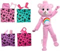 Кукла Barbie Cutie Reveal Care Bears в костюме розового мишки с питомцем и 10 сюрпризами 9008