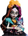 Кукла Monster High Skelita Calaveras Doll in Colourful Papel Picado Dress with Dog Candelita 9083