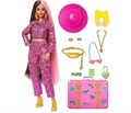 Кукла Barbie Extra Fly - Safari Travel Doll with Pink Outfit and Accessories 8630